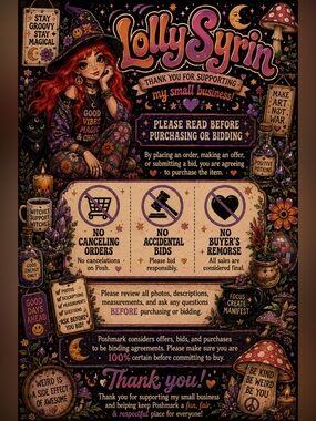 Lolly Syrin No Cancellations Flier- Vibrant Purple & Orange